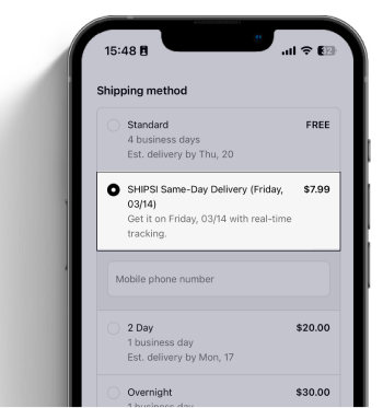 Same day delivery